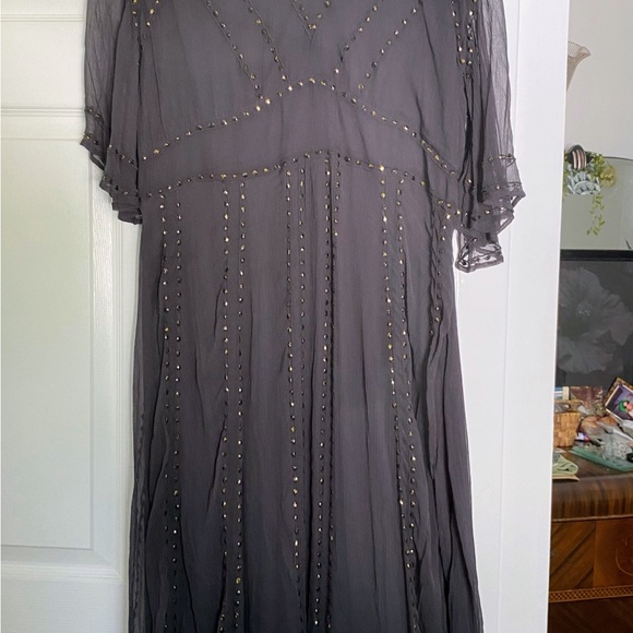 Sundance gauze dress with metallic beading - Picture 5 of 16